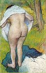 Edgar Degas. End kuivatav naine. 1885. Edgar Degas. End kuivatav naine. 1885.