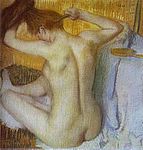 Edgar Degas. Juukseid kammiv naine. u.1885-1886. Edgar Degas. Juukseid kammiv naine. u.1885-1886.