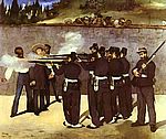 Edouard Manet. Mehhiko keisri Maximiliani mahalaskmine. 1867-1868.
