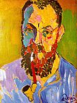 Andre Derain.  Henri Matisse'i portree. 1905.
