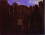 Max Ernst. Puur, mets ja must päike. 1927. Max Ernst. Puur, mets ja must päike. 1927.