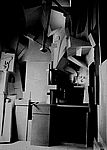 Kurt Schwitters. Merzbau kunstniku ateljees Hannoveris. 1930-ndad.