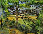 Paul Cezanne. Mänd Aix' lähedal. u. 1890. Paul Cezanne. Mänd Aix' lähedal. u. 1890.