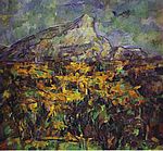 Paul Cezanne. Sainte Victoire'i mägi. 1905 Paul Cezanne. Sainte Victoire'i mägi. 1905