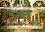 Leonardo. Pha htusmaaeg. Seinamaal Santa Maria delle Grazie kloostris Millanos. 1498.
